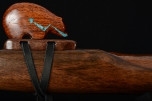 Macassar Ebony Native American Flute, Minor, Low C-4, #F2H